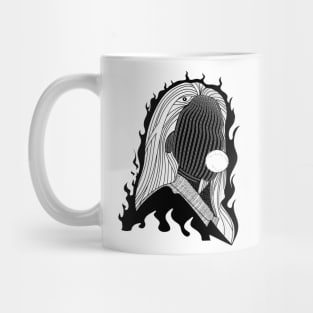 Girl on fire Mug